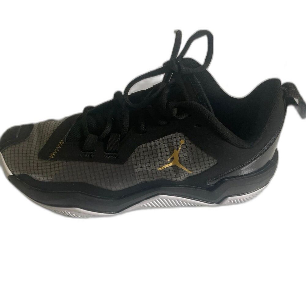 Nike Air Jordan One Take 4 Men’s Basketball Shoes Black Gold Size 9